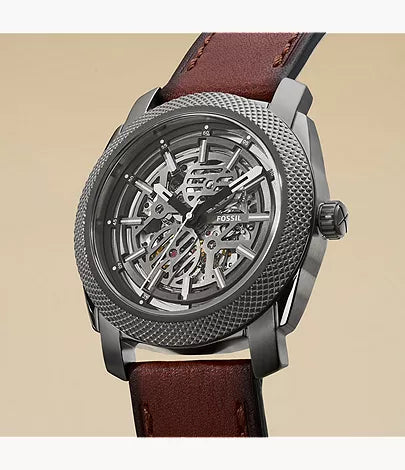 Machine 45mm Automatic Brown LiteHide™ Leather Watch