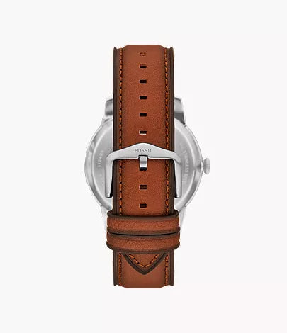 Townsman 44mm Automatic Brown Leather Watch