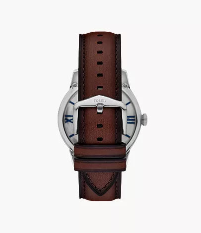 Townsman 44mm Automatic Brown Leather Watch