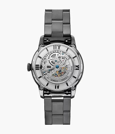 Townsman 44mm Automatic Smoke Stainless Steel Watch