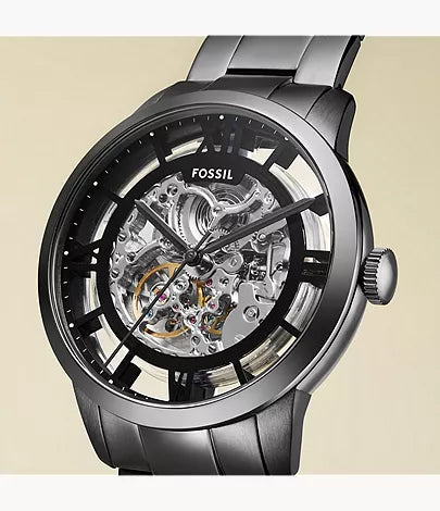 Townsman 44mm Automatic Smoke Stainless Steel Watch