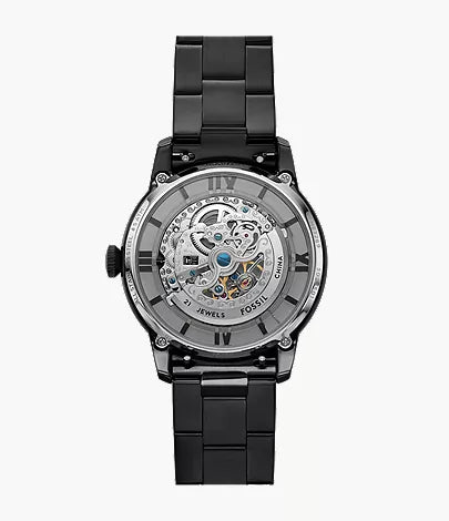 Townsman 44mm Automatic Black Stainless Steel Watch
