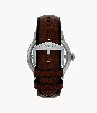 Townsman 44mm Automatic Brown Leather Watch