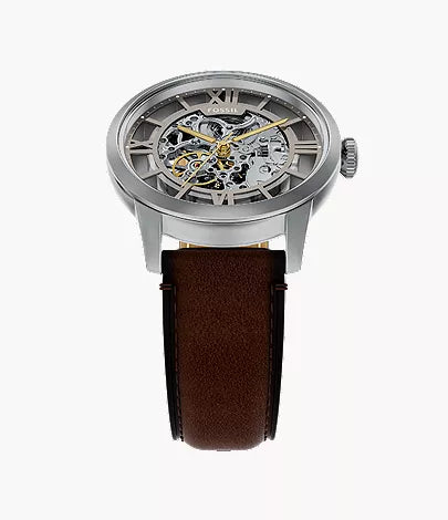 Townsman 44mm Automatic Brown Leather Watch