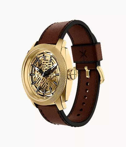 Machine 45mm Automatic Brown Leather Watch