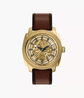 Machine 45mm Automatic Brown Leather Watch