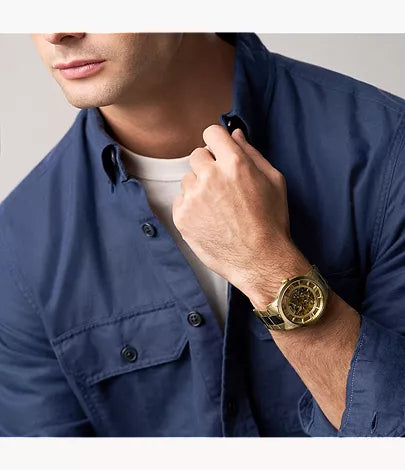 Townsman 44mm Automatic Gold-Tone Stainless Steel Watch