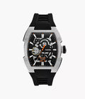 Machine X1 42mm Automatic Black Silicone Watch