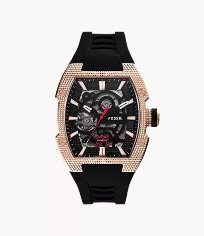 Machine X1 42mm Automatic Black Silicone Watch R2