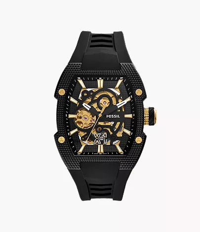 Machine X1 42mm Automatic Black Silicone Watch R2