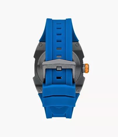 Machine X1 42mm Automatic Blue Silicone Watch