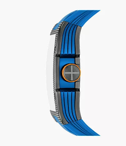 Machine X1 42mm Automatic Blue Silicone Watch