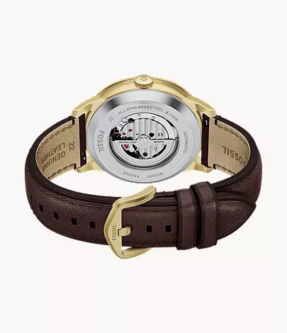 Townsman 44mm Automatic Brown Leather Watch
