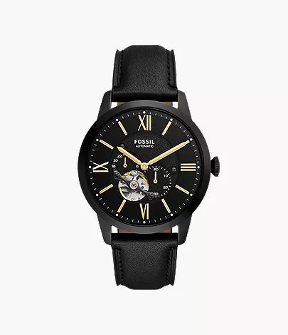 Townsman 44mm Automatic Brown Leather Watch I8