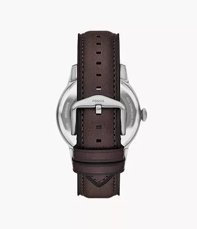Townsman 44mm Automatic Brown Leather Watch