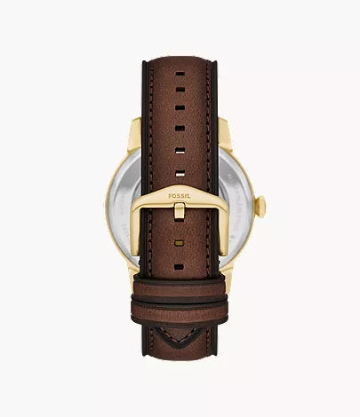 Townsman 44mm Automatic Brown Leather Watch