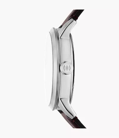 Townsman 44mm Automatic Brown Leather Watch