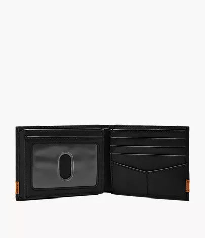 Quinn Leather Flip ID Bifold Wallet