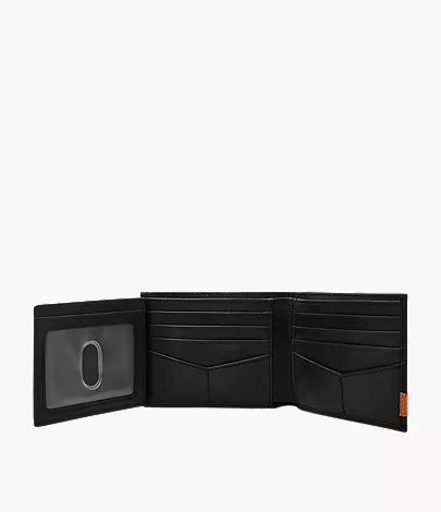 Quinn Leather Flip ID Bifold Wallet