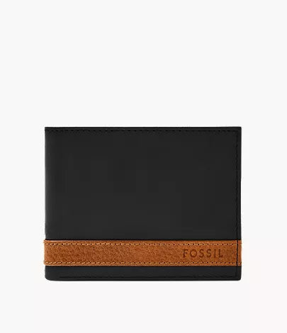 Quinn Leather Flip ID Bifold Wallet
