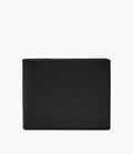 Derrick Leather RFID Large Coin Pocket Bifold Wallet