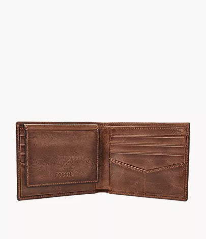 Derrick Leather RFID Passcase Wallet