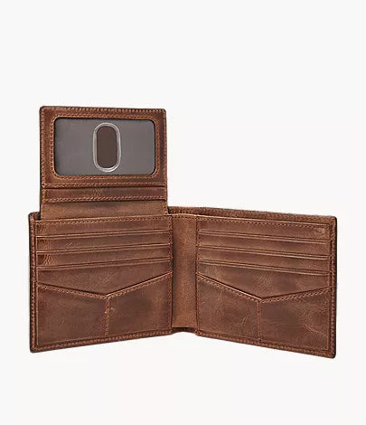 Derrick Leather RFID Passcase Wallet