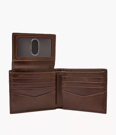 Derrick Leather RFID Passcase Wallet