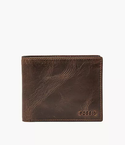 Derrick Leather RFID Passcase Wallet