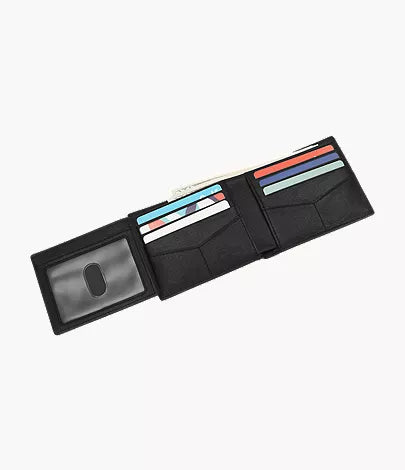 Ingram Leather RFID Bifold with Flip ID Wallet