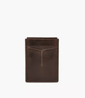 Derrick Leather RFID Magnetic Card Case Wallet