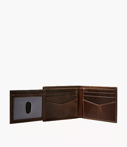 Derrick Bifold w/ Flip ID and Belt Gift Set