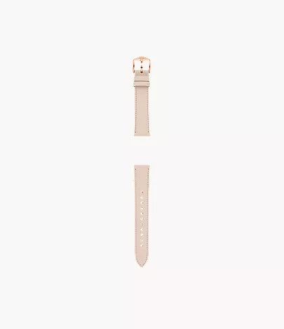 18mm Light Beige LiteHide™ Leather Strap