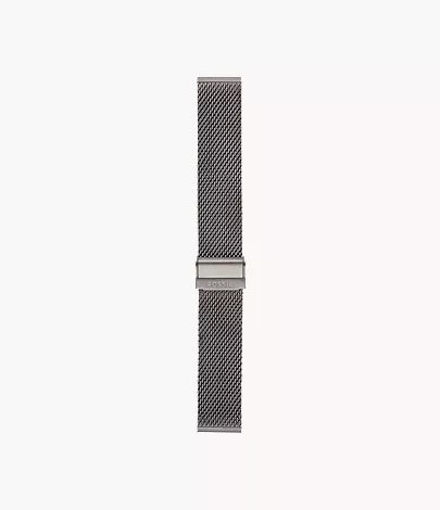 22mm Smoke Stainless Steel Mesh Bracelet