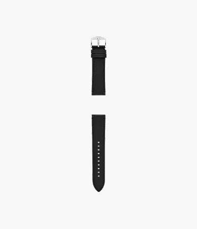 22mm Black LiteHide™ Leather Strap