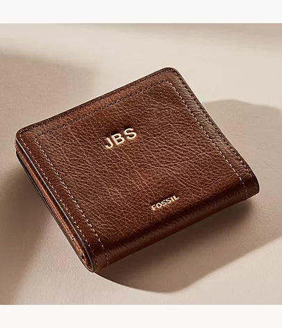 Logan Leather Small RFID Bifold Wallet