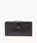 Logan Leather RFID Tab Clutch Wallet