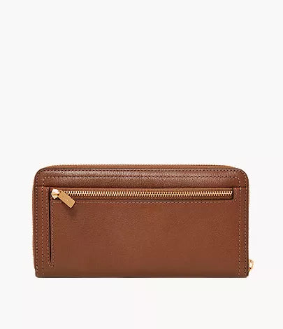 Logan RFID Zip Around Clutch