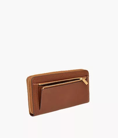 Logan RFID Zip Around Clutch