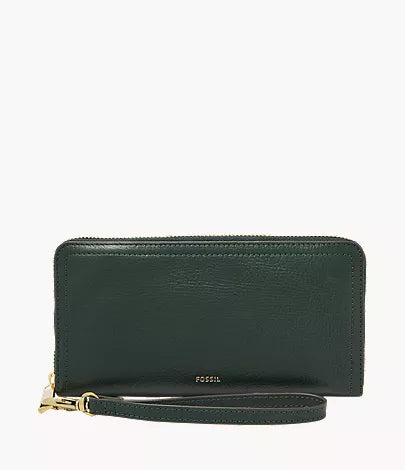Logan RFID Zip Around Clutch