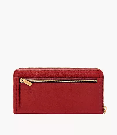 Logan RFID Zip Clutch
