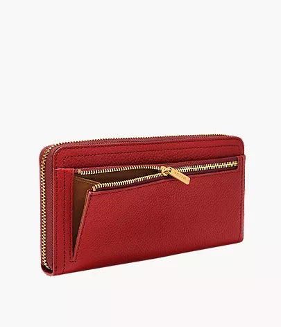 Logan RFID Zip Clutch