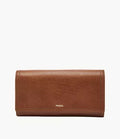 Logan Leather RFID Flap Clutch Wallet