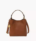 Jessie Leather Small Bucket Crossbody Bag
