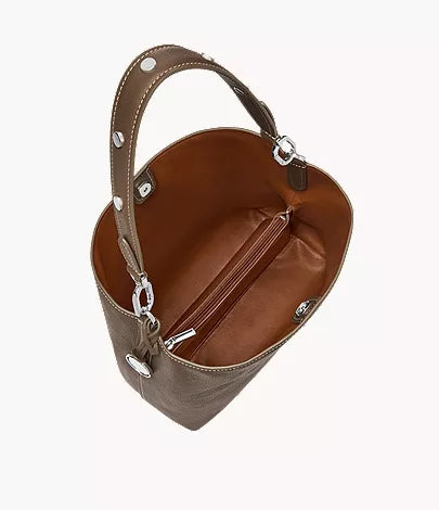 Jessie Leather Bucket Shoulder Bag