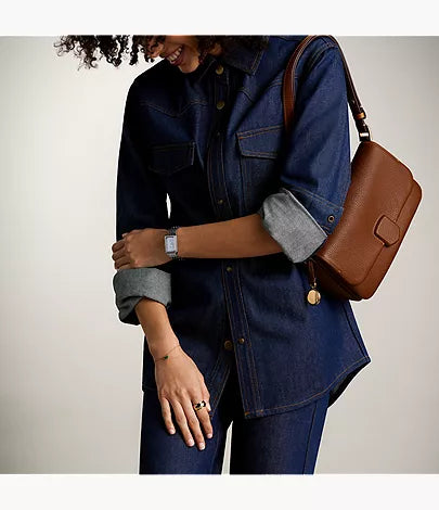 Lennox Leather Convertible Shoulder Bag
