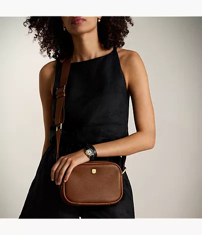 Danni Leather Crossbody Bag