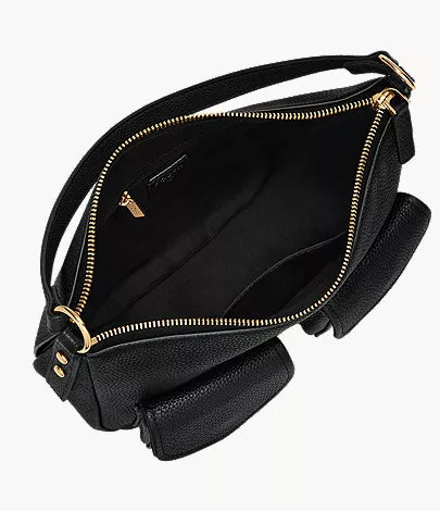Jolie Leather Cargo Crossbody Bag