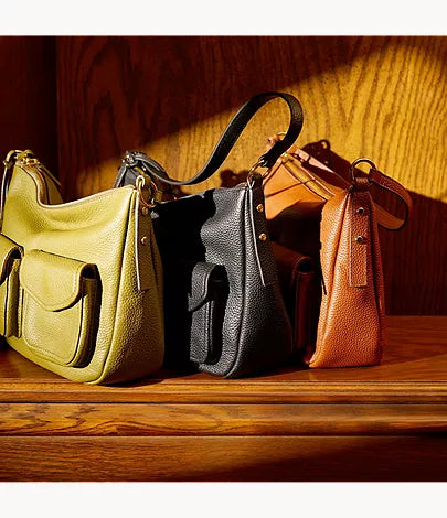 Jolie Leather Cargo Crossbody Bag