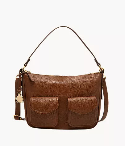 Jolie Leather Cargo Crossbody Bag